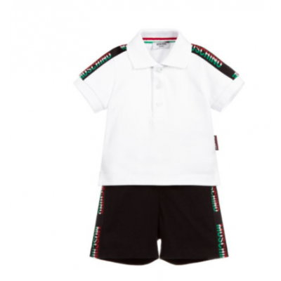 2-delige Set Polo met korte short Moschino MUK029 LEA01 81214 2-delige Set Polo met korte short Moschino MUK029 LEA01 81214